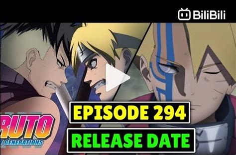 boruto 294 release date|boruto folge 294.